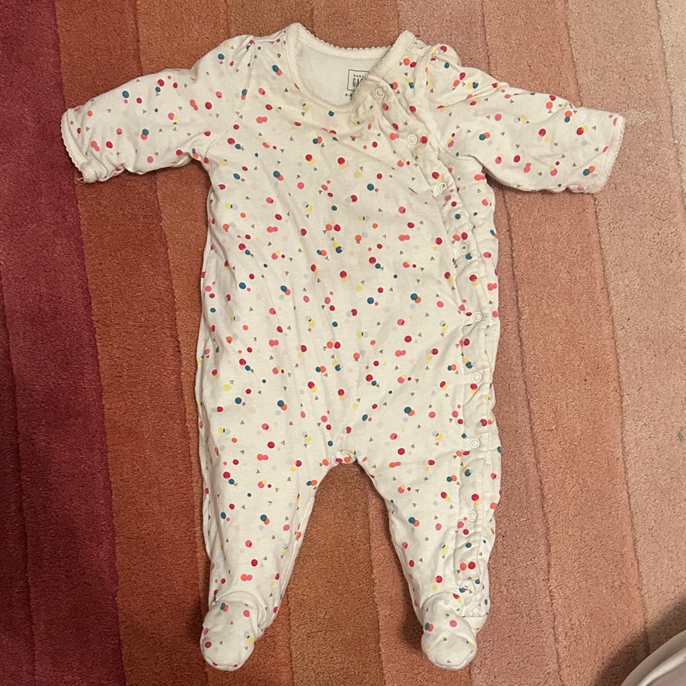 GAP Cream One Piece with Colorful Dots